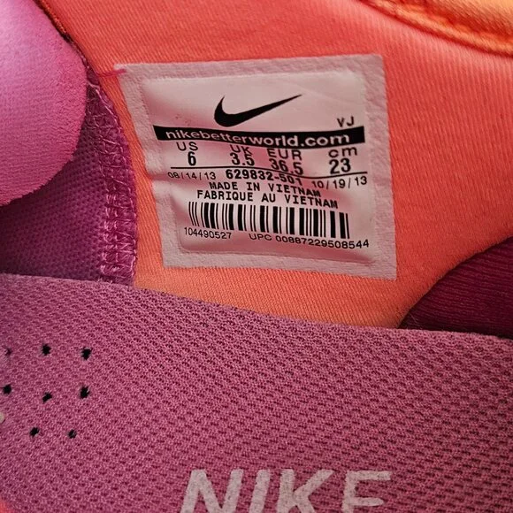 Nike Free TR 5 women's training shoes, size 6, pink w/ sunset Glow(orange) - Picture 13 of 13